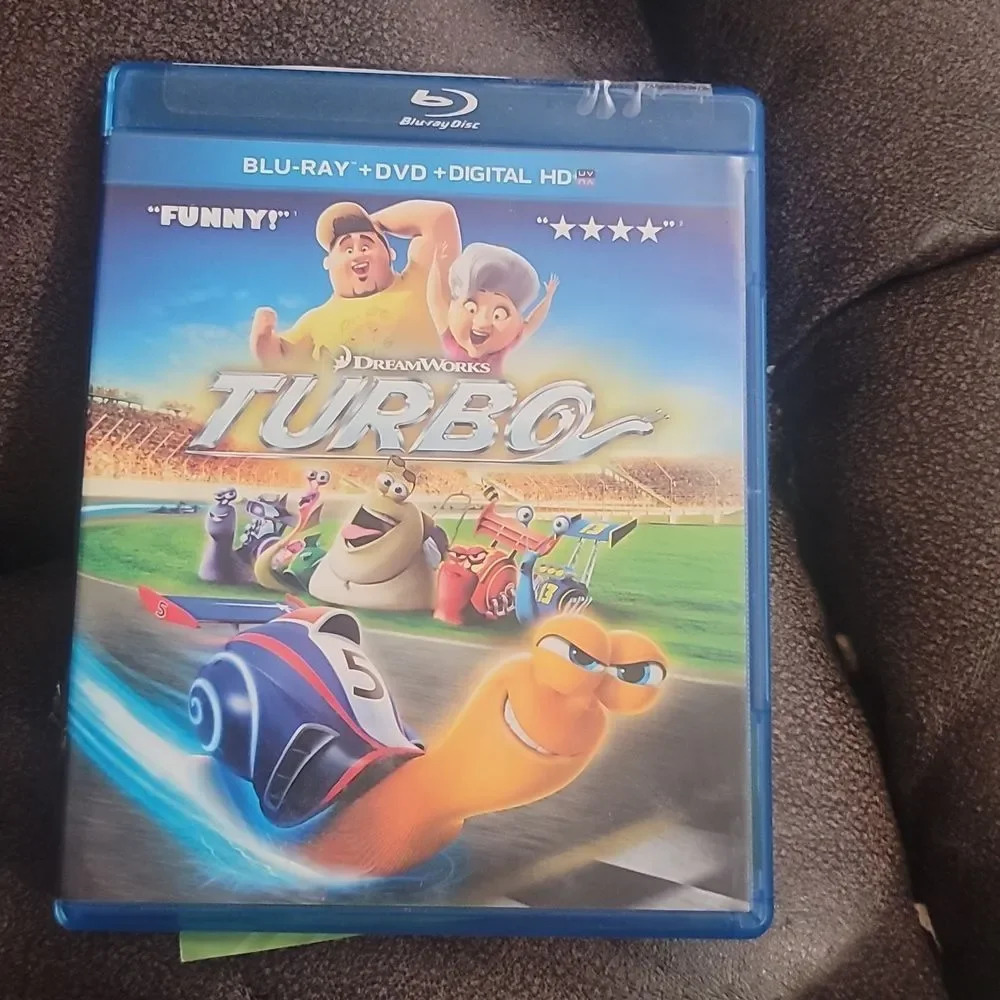 DreamWorks turbo animated film DVD Blu ray set